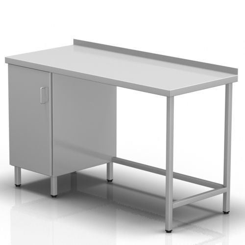 Mesa de trabajo - 2-382 - ALVO Medical - rectangular / de acero inoxidable