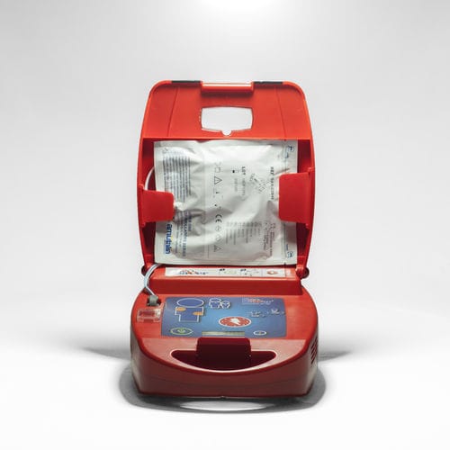 Desfibrilador externo semiautomático - GEO SAVER  - A.M.I. ITALIA - USB / con monitor de ECG / bifásico