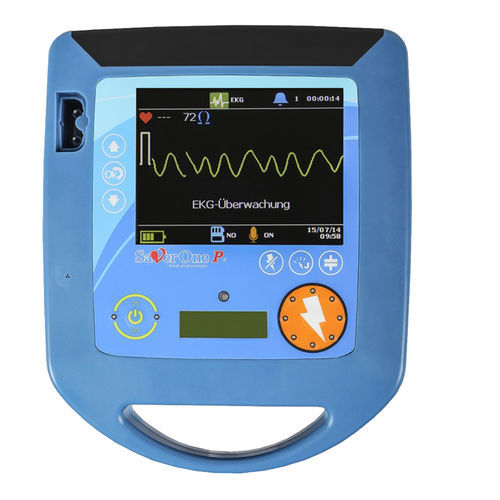 Desfibrilador externo semiautomático - Saver One P - A.M.I. ITALIA - USB / con monitor de ECG / bifásico