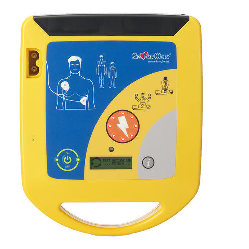 Desfibrilador externo semiautomático - Saver One  - A.M.I. ITALIA - para espacio público / USB / con monitor de ECG