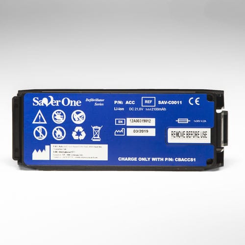 Batería para desfibrilador - SAV-C0011 - A.M.I. ITALIA - de litio / compacta