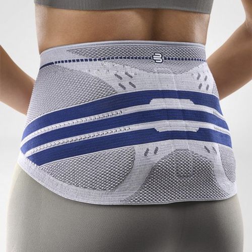 Faja de sujeción lumbosacra - LumboTrain®  - Bauerfeind - para adulto / semirrígida