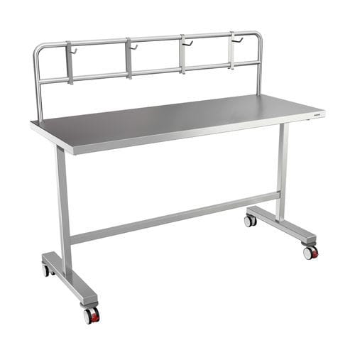 Mesa de trabajo - 822X32 - Bawer - rectangular / con ruedas
