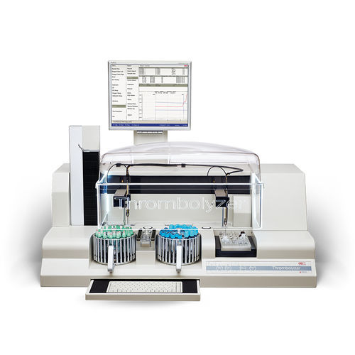 Analizador de coagulación automático - Thrombolyzer XRM - Behnk Elektronik - 8 canales / de mesa