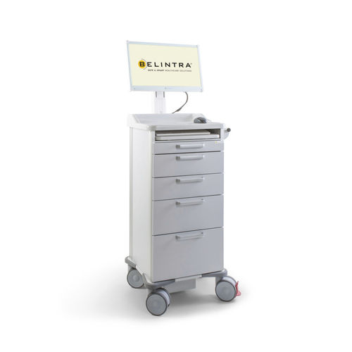 Carro médico - Medicart Small IT - Belintra - para medicamentos / para historiales médicos / para cuidados