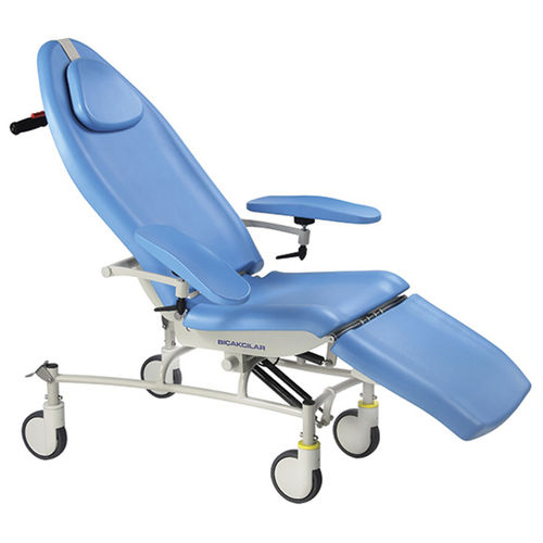 Sillón para extracción de sangre manual - M2Z 700 0 0 - Bıçakcılar - de 3 secciones / de altura variable / con ruedas