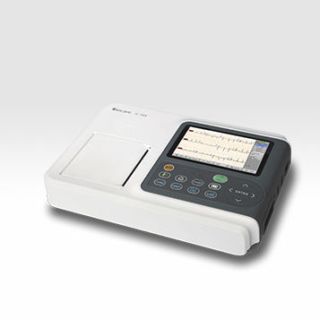 Electrocardiógrafo para diagnóstico en reposo - iE 300 - Biocare   - 3 canales / digital / con impresora