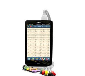 Electrocardiógrafo para diagnóstico en reposo - iE 10 - Biocare   - 12 canales / digital / con pantalla táctil