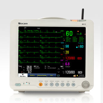 Monitor multiparamétrico compacto - iM 12 - Biocare   - ECG / PNI / Oxy-CRG