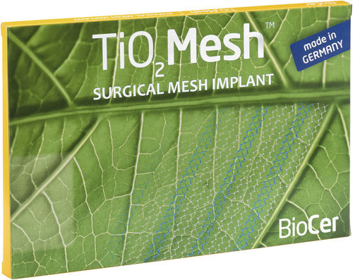 Prótesis para hernia inguinal - TiO2Mesh™ / TiO2Mesh™ light - BioCer - incisiva