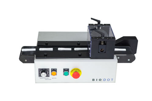Transportador de rodillos - AR3000  - BioDot - para laboratorios / semiautomático