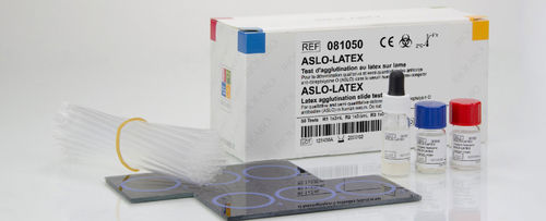 Kit de reactivos de aglutinación en látex - ASLO-LATEX - BIOLABO GROUP - en solución / de CRP / para antígenos