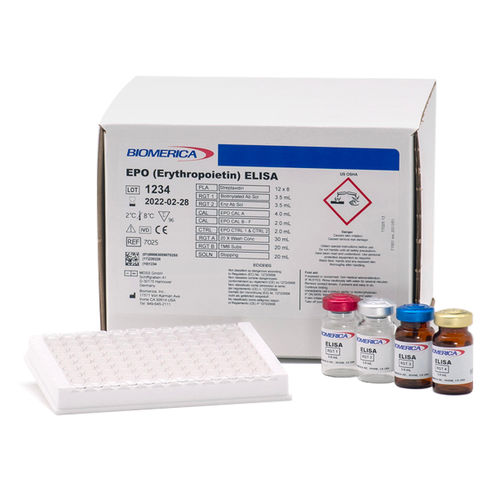 Kit de prueba de eritropoyetina - EPO - BIOMERICA  - de SIDA / de anemia / de sangre