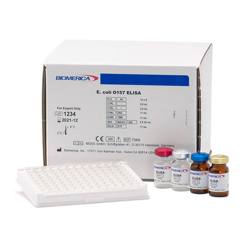 Kit de prueba para enfermermedades infecciosas - 7066 - BIOMERICA  - Escherichia coli / de heces / ELISA