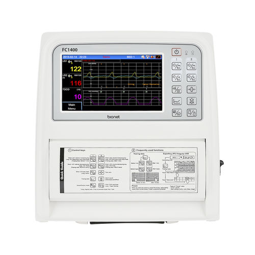 Monitor fetal FHR - FC1400 - Bionet   - gemelar / TOCO / con pantalla táctil