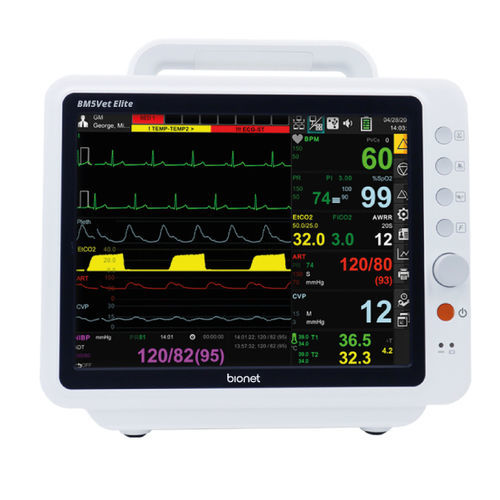 Monitor multiparamétrico veterinario - BM5Vet Elite - Bionet   - portátil / compacto / de noche