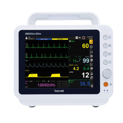 Monitor multiparamétrico portátil - BM3VET Elite - Bionet   - compacto / de noche / ECG