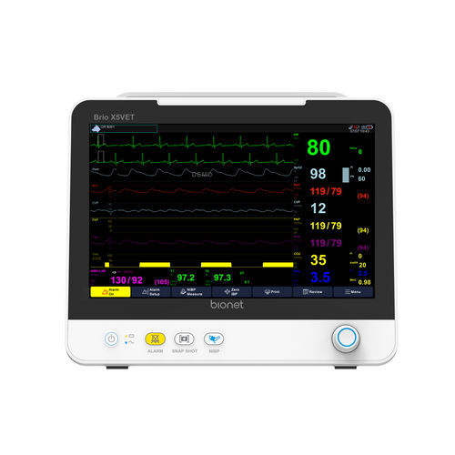 Monitor de paciente veterinario - Brio X5VET  - Bionet   - portátil / compacto / de noche