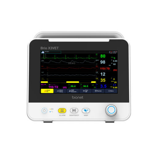 Monitor multiparamétrico veterinario - Brio X3VET  - Bionet   - portátil / compacto / de noche