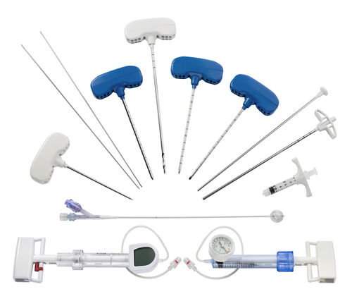 Sistema de aumento vertebral aguja - RENOVA SPINE™ - BPB Medica - Biopsybell - globo / fresa / jeringa de cemento óseo
