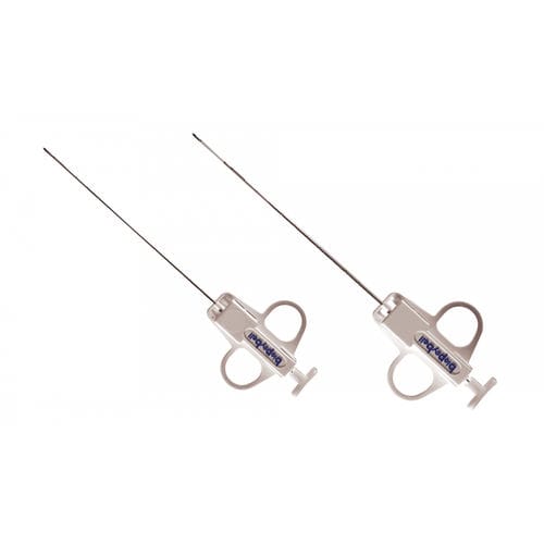 Aguja de biopsia - SPEEDYBELL DOPPIA CORSA™ - BPB Medica - Biopsybell - ecogénica / semiautomática / 18 G