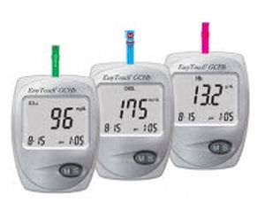 Lector de tiras multiparamétrico - EasyTouch® GCHb - Bioptik Technology - de colesterol / de glucosa