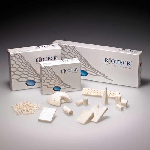 Sustituto óseo xenotransplante - OSTEOPLANT® - BiOTECK - para cirugía ortopédica / rígido / gránulos