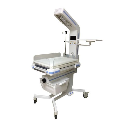 Plataforma calentadora para neonatos con báscula - BT-550 - BISTOS   - con ruedas