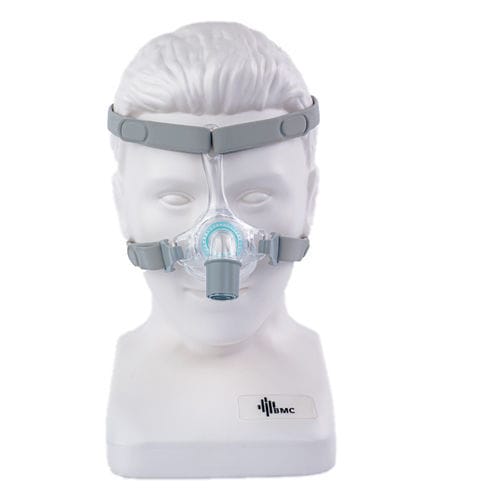 Máscara de ventilación nasal - N5+ - BMC Medical - no invasiva / para terapia CPAP / transparente
