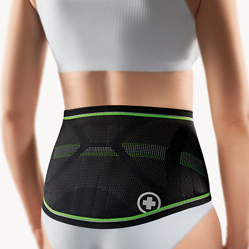 Faja de sujeción lumbosacra - StabiloBasic - BORT Medical - para adulto / blanda / negra