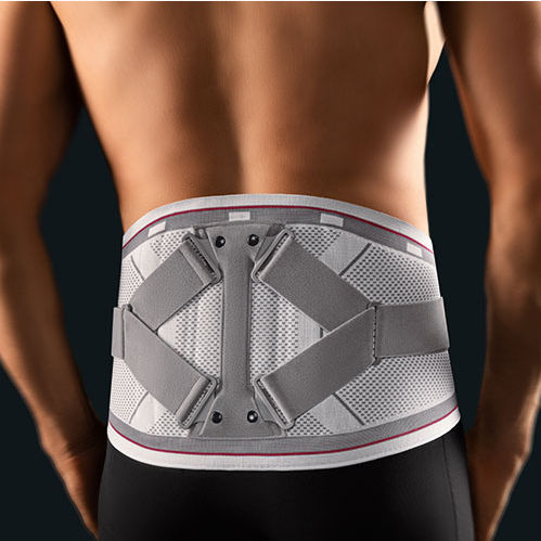 Faja de sujeción lumbosacra - Stabilo® - BORT Medical - para adulto / semirrígida / negra