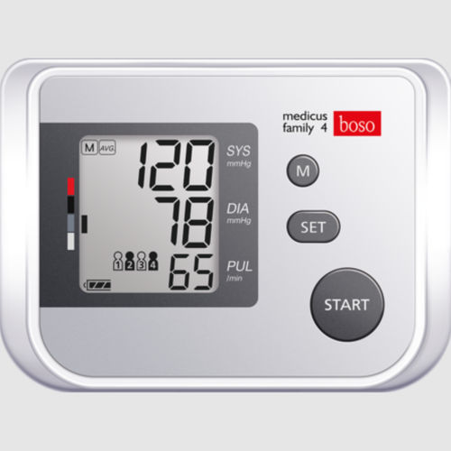 Tensiómetro electrónico oscilométrica - medicus family 4 - Boso, Bosch + Sohn - automática / con batería recargable / con manguito para adulto