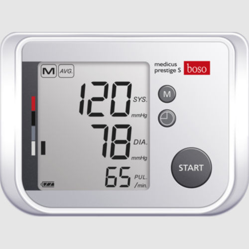 Tensiómetro electrónico oscilométrica - medicus prestige S - Boso, Bosch + Sohn - automática / con batería recargable / con manguito para adulto