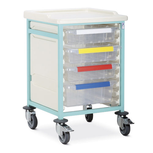 Carro médico - CTM1/08 series - Bristol Maid Hospital Metalcraft - de uso general / para aparato / multifunción