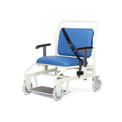 Silla de traslado de pacientes de interior - G/500/RS/VBB	 - Bristol Maid Hospital Metalcraft - de exterior / con ruedas / apilable