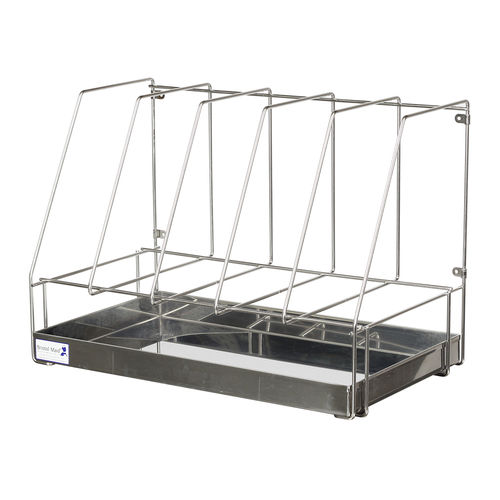 Soporte para orinal de acero inoxidable - RD/B5/SS  - Bristol Maid Hospital Metalcraft - de pared
