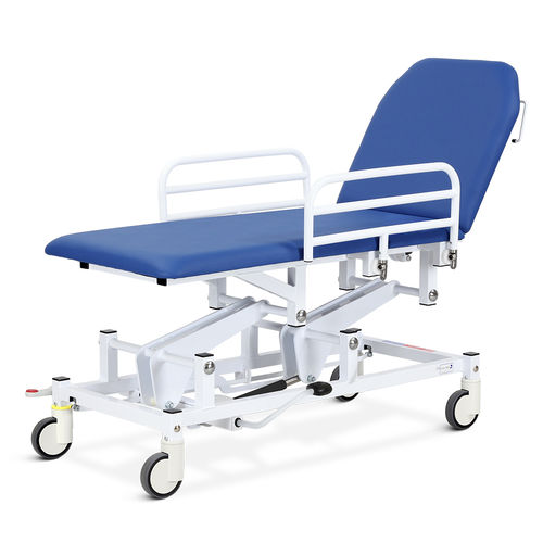 Mesa de exploración general - EC12 series - Bristol Maid Hospital Metalcraft - hidráulica / eléctrica / de altura variable