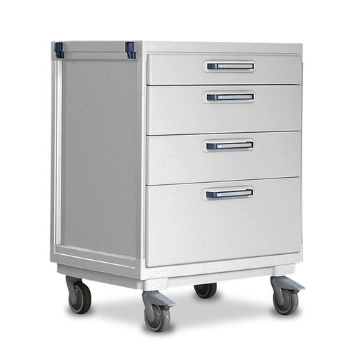 Carro médico - 4B1TD9/A - Bristol Maid Hospital Metalcraft - de almacenamiento / para cultivos celulares / con cajón