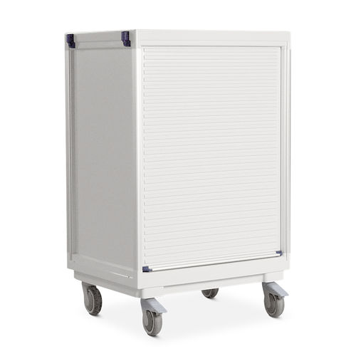 Carro médico - 4B1RS10 - Bristol Maid Hospital Metalcraft - de almacenamiento / para cultivos celulares / con bandejas