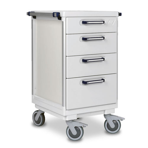 Carro médico - 4D1TD09/A - Bristol Maid Hospital Metalcraft - de almacenamiento / para cultivos celulares / con canasta