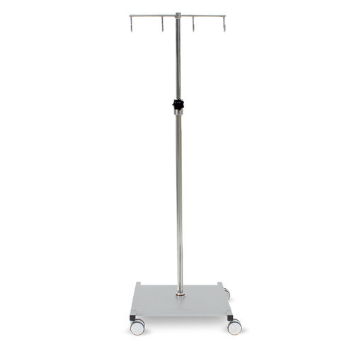 Portasueros con ruedas - PS/M/SC/4H - Bristol Maid Hospital Metalcraft - 4 ganchos / para bomba de jeringa / de altura variable