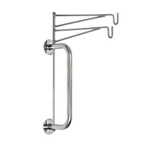Soporte para bombas de infusión - IV002 - Bristol Maid Hospital Metalcraft - de pared
