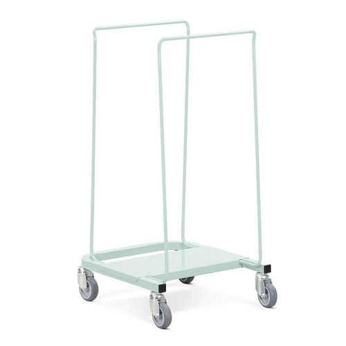 Carro para bolsas para ropa limpia - WT/9/MS - Bristol Maid Hospital Metalcraft - de hospital / de limpieza / 1 bolsa