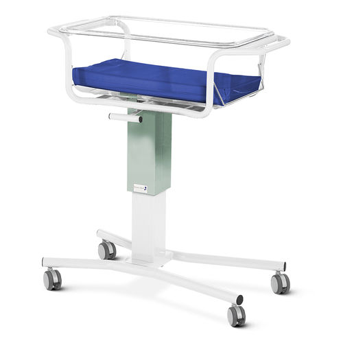 Cuna hospitalaria para bebé - BCV/G  - Bristol Maid Hospital Metalcraft - de altura variable / Trendelenburg / Trendelenburg invertida