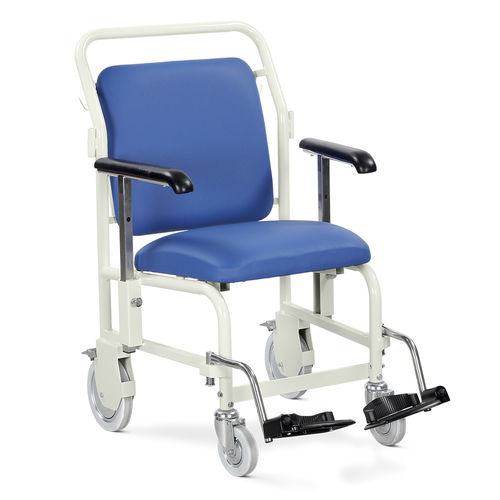 Silla de traslado de interior - G/205/FS series - Bristol Maid Hospital Metalcraft - de exterior / apilable / con reposapiernas