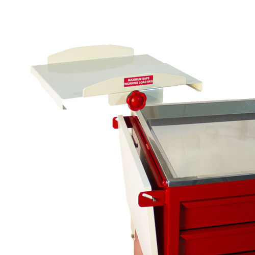 Bandeja médica - WT/DEFIB  - Bristol Maid Hospital Metalcraft - para carro