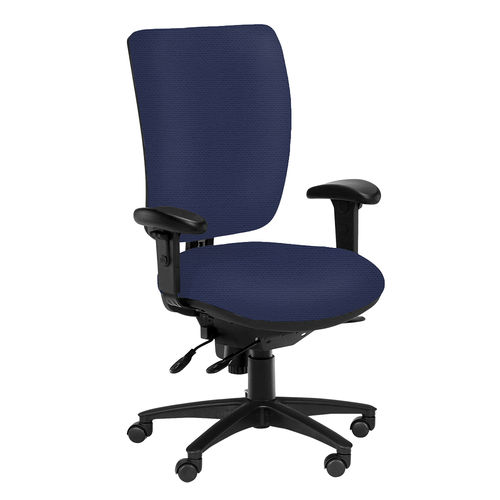 Silla con reposabrazos - 5TC/ERH/AA/VVMA - Bristol Maid Hospital Metalcraft - con ruedas / con respaldo alto / de altura variable