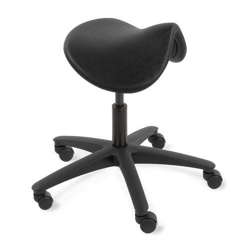 Taburete para centro sanitario - 5TS/SA/PU - Bristol Maid Hospital Metalcraft - neumático / con forma de silla de montar / de espuma de poliuretano
