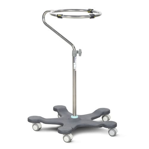 Portacuencos con ruedas - BO/P/VS/SP  - Bristol Maid Hospital Metalcraft - de acero inoxidable