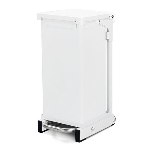 Papelera de acero inoxidable - BR015/WHL - Bristol Maid Hospital Metalcraft - con ruedas / con pedal